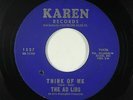 Northern Soul 45 - Ad Libs - Think Of Me - Karen - mp3