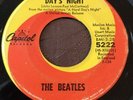 THE BEATLES Capitol 5222 A HARD DAY'S NIGHT w/title on 2 lines & alt pub credits