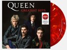QUEEN GREATEST HITS RUBY SWIRL COLOURED 2x 12