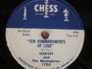 The Moonglows 78 RPM / Mean Old Blues & Ten Commandments Of Love (11-0121)