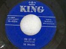 THE SWALLOWS 45 You Left Me / Beside You RARE 1952 Doo Wop KING 45-4525 hear it