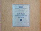Bach Suites For Cello Solo Pierre Fournier Archiv STEREO 3 LP Box VG