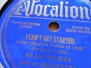 Billie Holiday Lester Young Can't Get Started Very Thought Of U Voc 4457 1938 E+