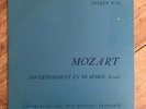 MOZART Divertimento TRIO PASQUIER French DISCOPHILES FRANCAIS DF 45