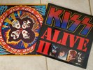 Kiss: Rock and Roll Over   and    Alive II (with insert and stickers)