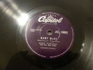 GENE VINCENT  TRUE TO YOU / BABY BLUE RARE 1958 SOUTH AFRICA CAPITOL 78 RPM EX