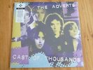 THE ADVERTS - Cast of Thousands LP. White Vinyl + bonus Punk,The Damned,TV Smith
