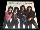 Kiss Lick It Up Vinyl LP Signed Eric Carr Paul Gene Vinnie Vincent Autograph