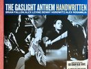THE GASLIGHT ANTHEM . handwritten LP ltd. BLUE Brian Fallon PUNK Hot Water Music