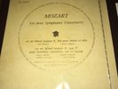 Mozart Les Deux Symphonies Concertantes LP Lola Bobescu Viiolin/ Ristenpart 4708