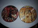 Iron Maiden Picture Discs: Dance of Death, and Powerslave.