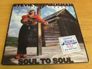 STEVIE RAY VAUGHAN & DOUBLE TROUBLE LP SOUL TO 1985 Epic FE 40036 PROMO STAMP