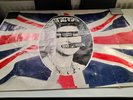 Sex pistols Original  God save the Queen promo poster.  fully in tact 27 1/4 x39