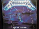 Metallica Ride the Lightning Elektra/Megaforce Vinyl Record Album
