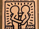 DAVID BOWIE Without You 45 Original 1984 EMI B-8190 KEITH HARING EX/VG+