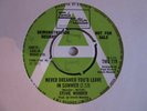 45   STEVIE WONDER     NEVER DREAMED YOU'D LEAVE...    UK motown DEMO 7