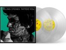 THE ROLLING STONES - TATTOO YOU - DOUBLE 2 VINYL LP CLEAR TRANSPARENT COLOURED 