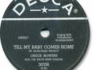 1957 CHUCK BOWERS Rockabilly/Country 78 RPM Record. Till My Baby Comes Home. M-