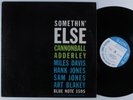 CANNONBALL ADDERLEY Somethin' Else BLUE NOTE LP VG+ mono NY RVG ^