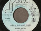 BOBBY MATHIS & SEVILLES: girl in the drug store / going to the city SIOUX 7