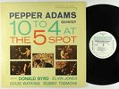 Pepper Adams Quintet - 10 To 4 At The 5-Spot LP - Riverside - OJC-031 VG+