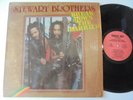 STEWART BROTHERS Break Down The Barrier TRACKS Insert + 80's Roots Reggae LP
