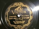 VICTOR  RECORD 21174  HENRY'S MADE A LADY OUT OF LIZZIE 78 RPM Shellac 1928
