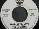 THE SHAKERS One Wonderful Moment. Love, Love, Love abc Promo Soul/Funk 45 VG+
