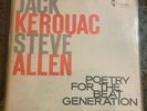 Jack Kerouac/Steve Allen - Poetry For The Beat Generation LP - Hanover Mono VG+