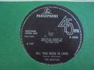 The Beatles - All You Need Is Love 1967 UK 45 PARLOPHONE NO TV CREDITS