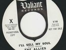 THE ALLIES 1966 PSYCH GARAGE PROMO 45 I'LL SELL MY SOUL / BURNING FLASK