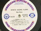 Bee Gees LP Spirits Having Flown Tragedy Too Much Heaven  AFRTS 1979 VG+