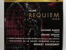 SXL 2211 - ANSERMET, DANCO, SOUZAY - FAURE requiem DECCA LP EX+
