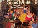 Snow White and the Seven Dwarfs Vinyl LP w/12 page Booklet Children’s Music 1980
