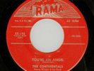 Doo Wop THE CONTINENTALS You're An Angel / Giddy-Up Ding Dong RAMA Rare 45 VG+