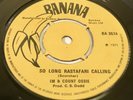 Cedric IM Brooks & Count Ossie - So Long Rastafari Calling Banana Vinyl Reggae