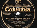 Columbia #1134-D: Al Lentz Or.-When I Ring Your Front Door Bell/Oh, Doris  V/V+