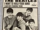 The Beatles I Want to Hold Your Hand 45 Record 1964 With Picture Sleeve