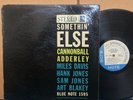 Cannonball Adderley Somethin Else GOOD+ BLUE NOTE NYUSA 1595 RVG P Miles Davis