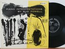“Piano Interpretations by Bud Powell” LP   Norgran MG 1077   DG Mono