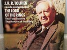 JRR TOLKIEN READS & SINGS HIS LORD OF THE RINGS LP CAEDMON TC 1478 1975