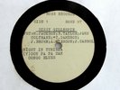 DIZZY GILLESPIE John Coltrane LP ACETATE Live At BIRDLAND 1-6-51, 6-22-48 HEAR