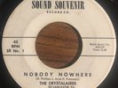 THE CRYSTALAIRES Nobody Nowhere Rare Doo Wop Sound Souvenir Record 45