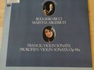 RUGGIERO RICCI /MARTHA ARGERICH Franck/Prokofiev Violin Sonatas Etcetera LP 1038