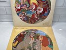 Vintage 1981 Walt Disney's Lady And The Tramp Snow White 7 Dwarfs Picture Discs
