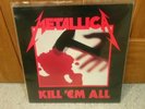 Metallica Kill 'em All vinyl 1983. First press. Beige labels. No barcode. MFN 7