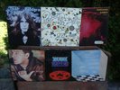 (6) Vintage Vinyl LP's Rush, Zeppelin, Gilmour, Rundgren, Traffic, Roger Glover