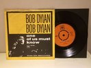 Bob Dylan One Of Us Must Know RARE Denmark Danish Picture Sleeve MONO 1966