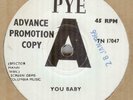 JACKIE TRENT**YOU BABY**DEMO**NORTHERN**DANCER**THE PYE LABEL**LISTEN