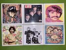DIY 6 Handmade Ceramic LP Drink Coasters BEATLES RINGO SGT PEPPER PSYCH FAB FOUR